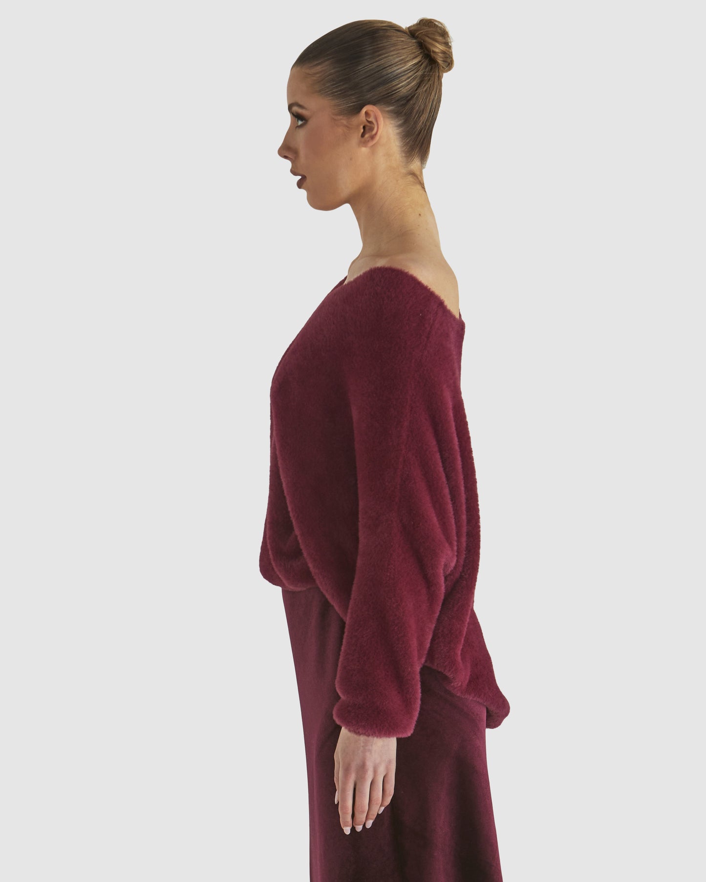 Electra Knit Wine Red