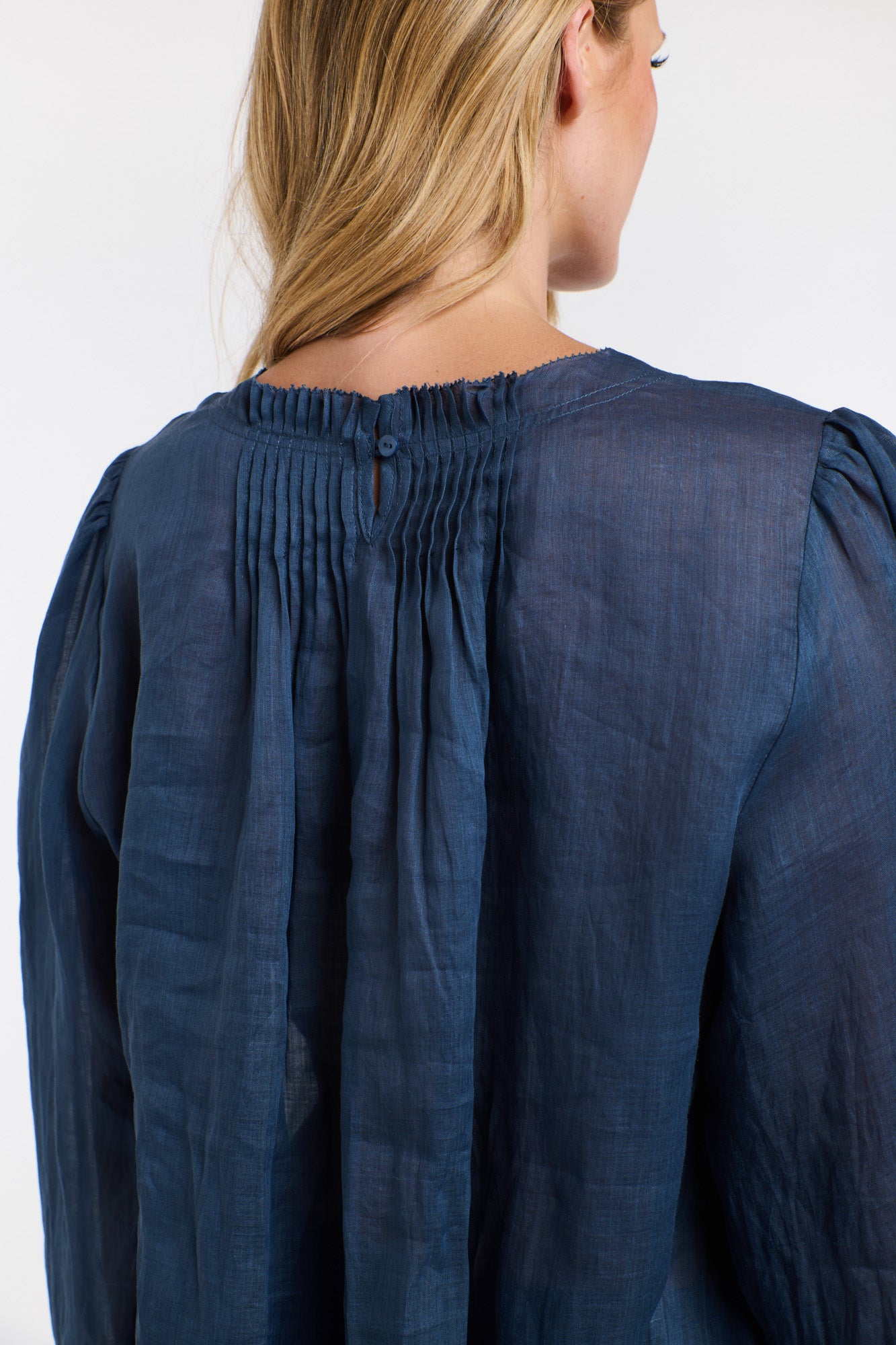 Ariel Pintuck Top Denim