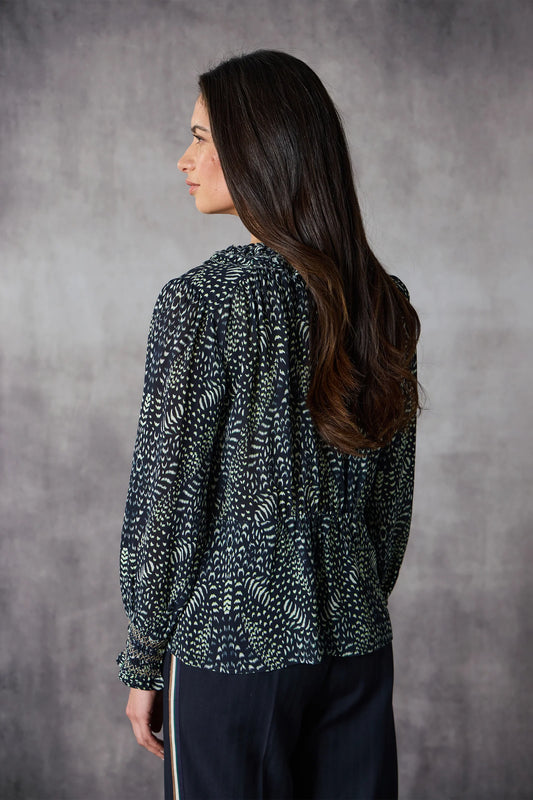 Santiago Top Animal Print