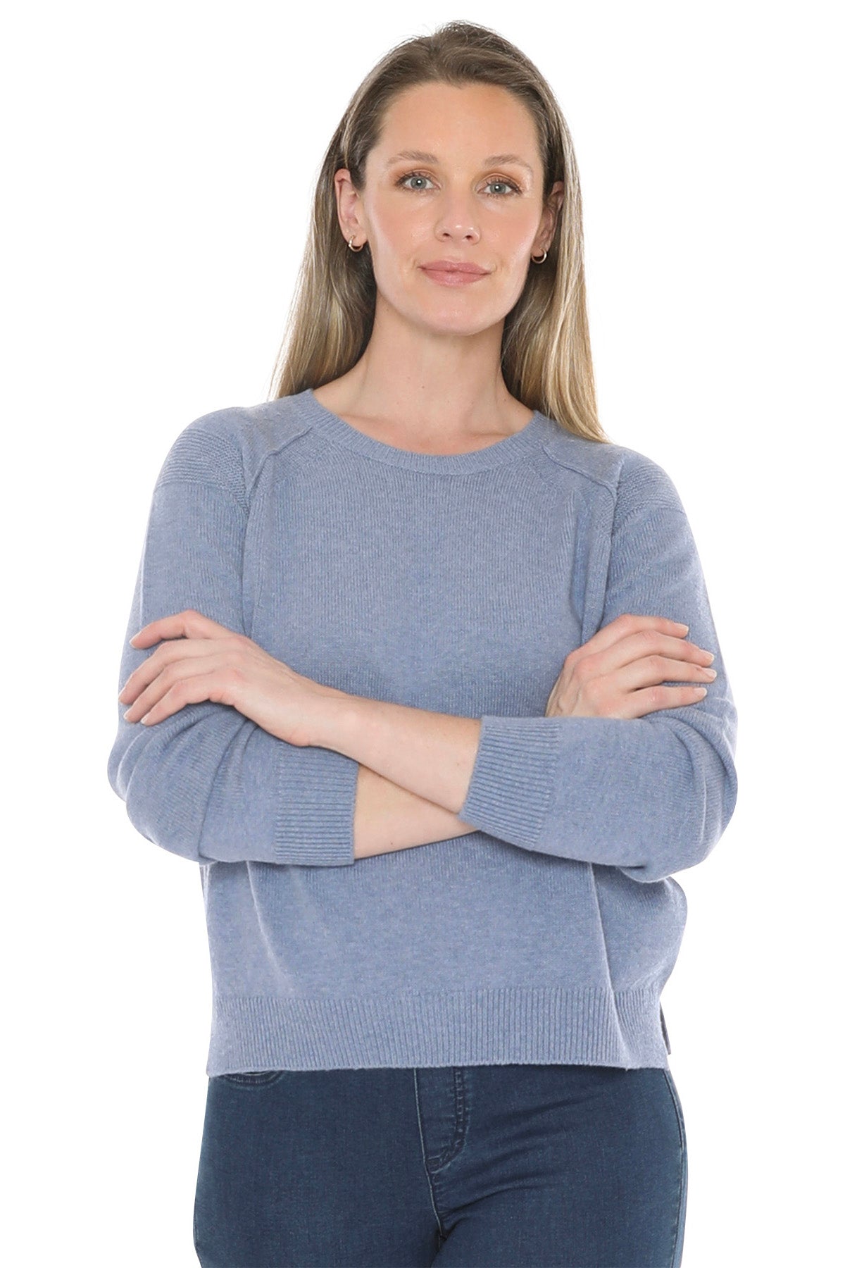 Detail Raglan Pullover Seaside Mist