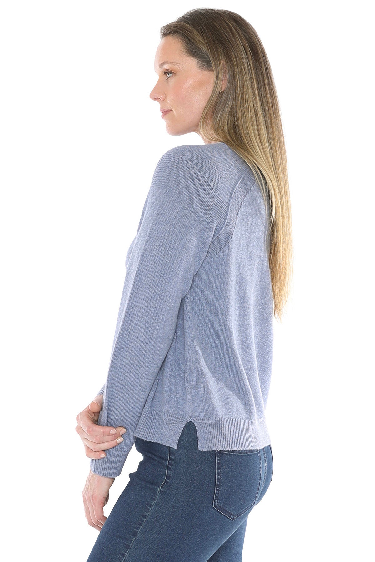 Detail Raglan Pullover Seaside Mist