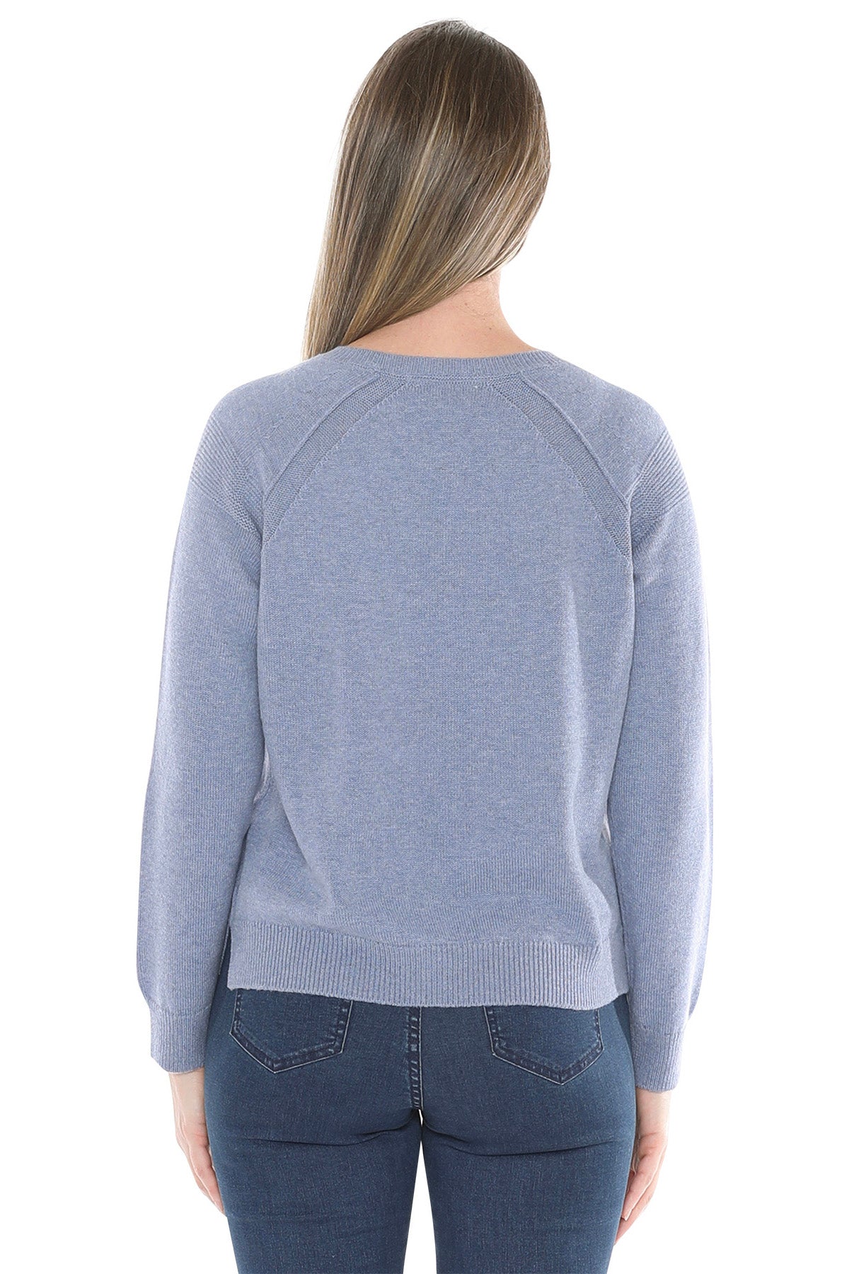 Detail Raglan Pullover Seaside Mist
