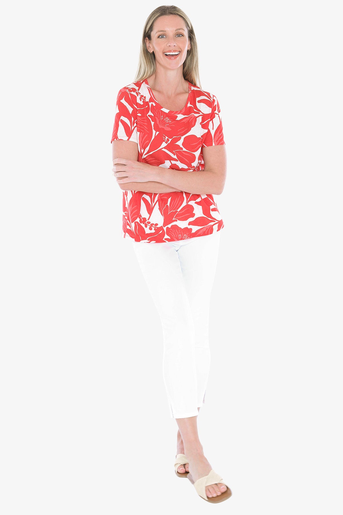 Lily Mono Tee Red