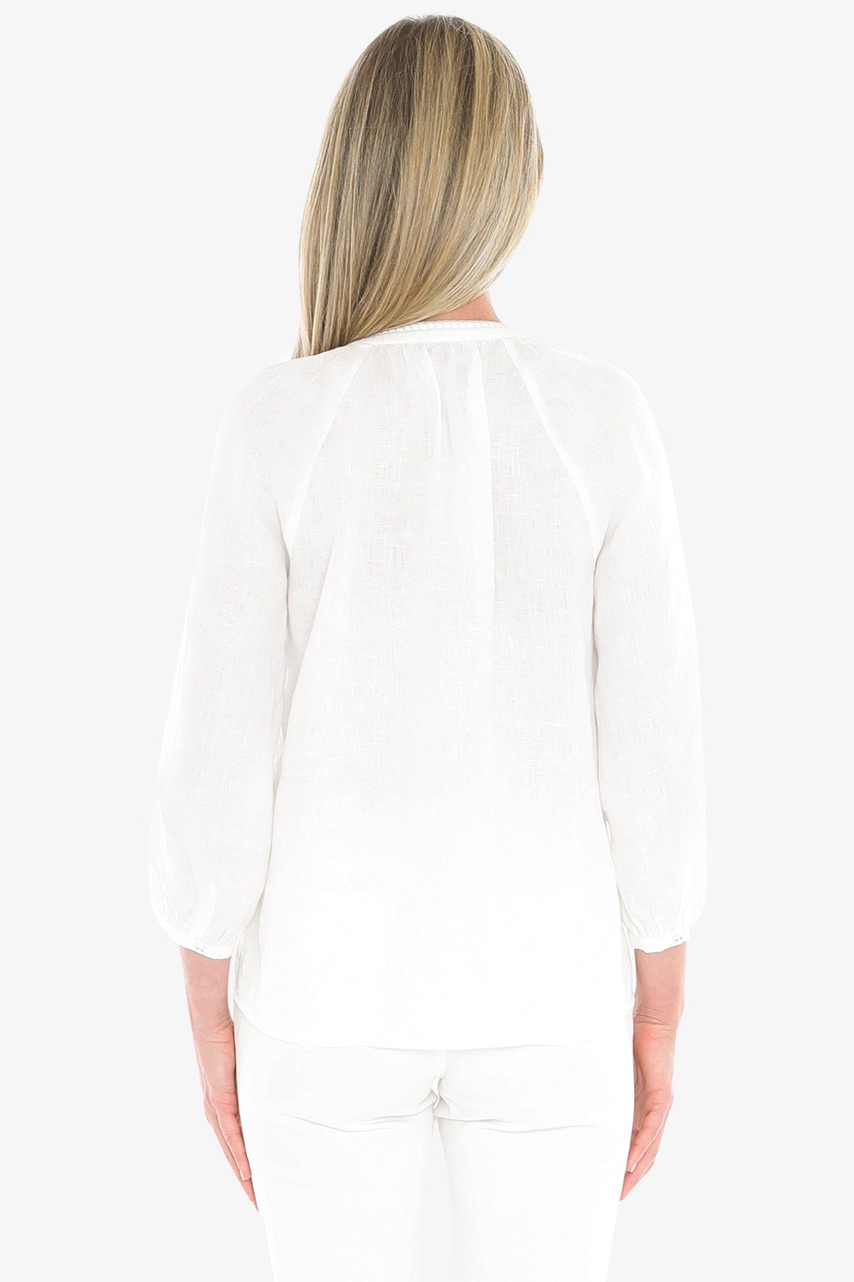 2 Pocket L/S Shirt White