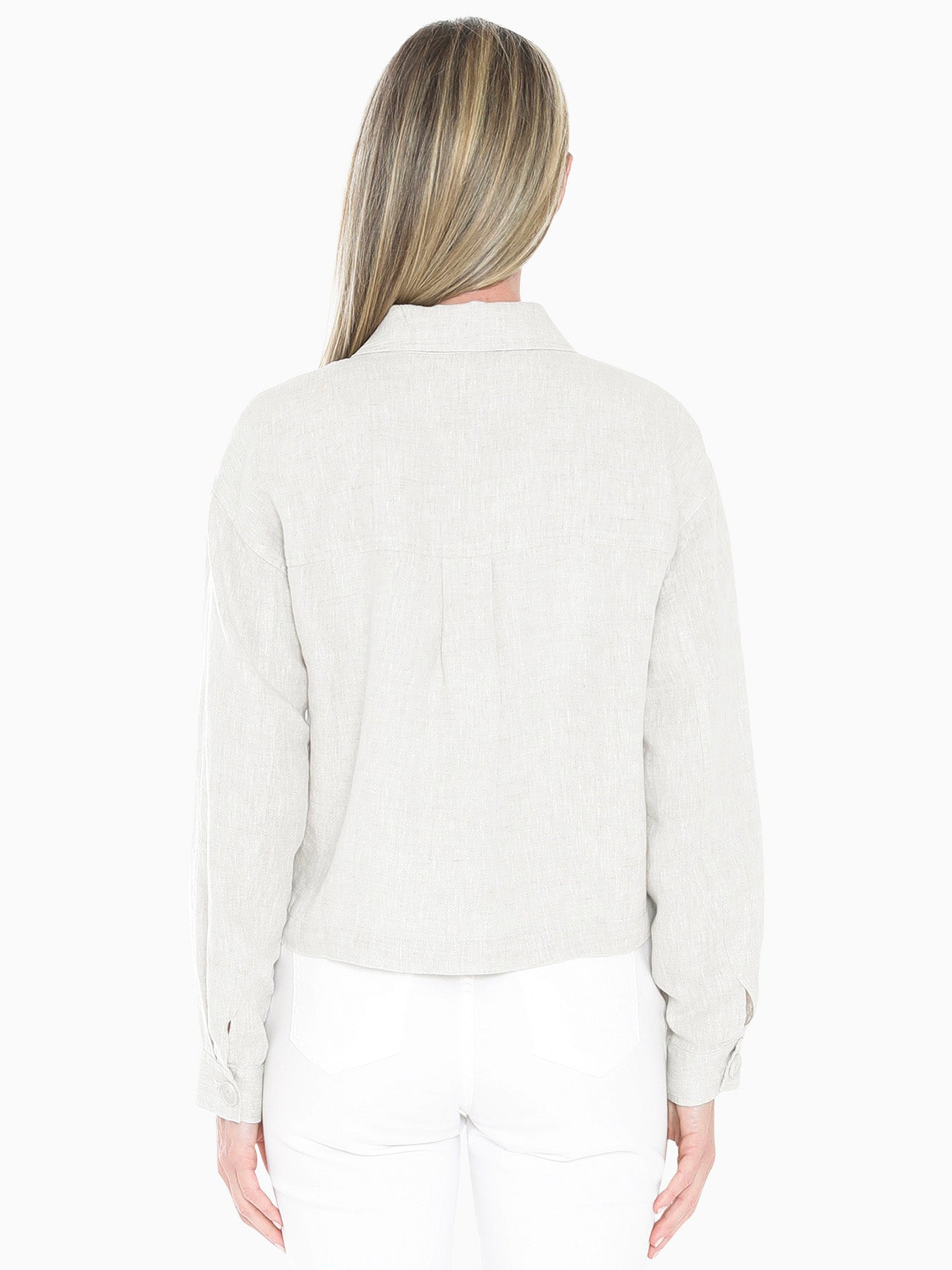 Boxy Jacket Nat Flax