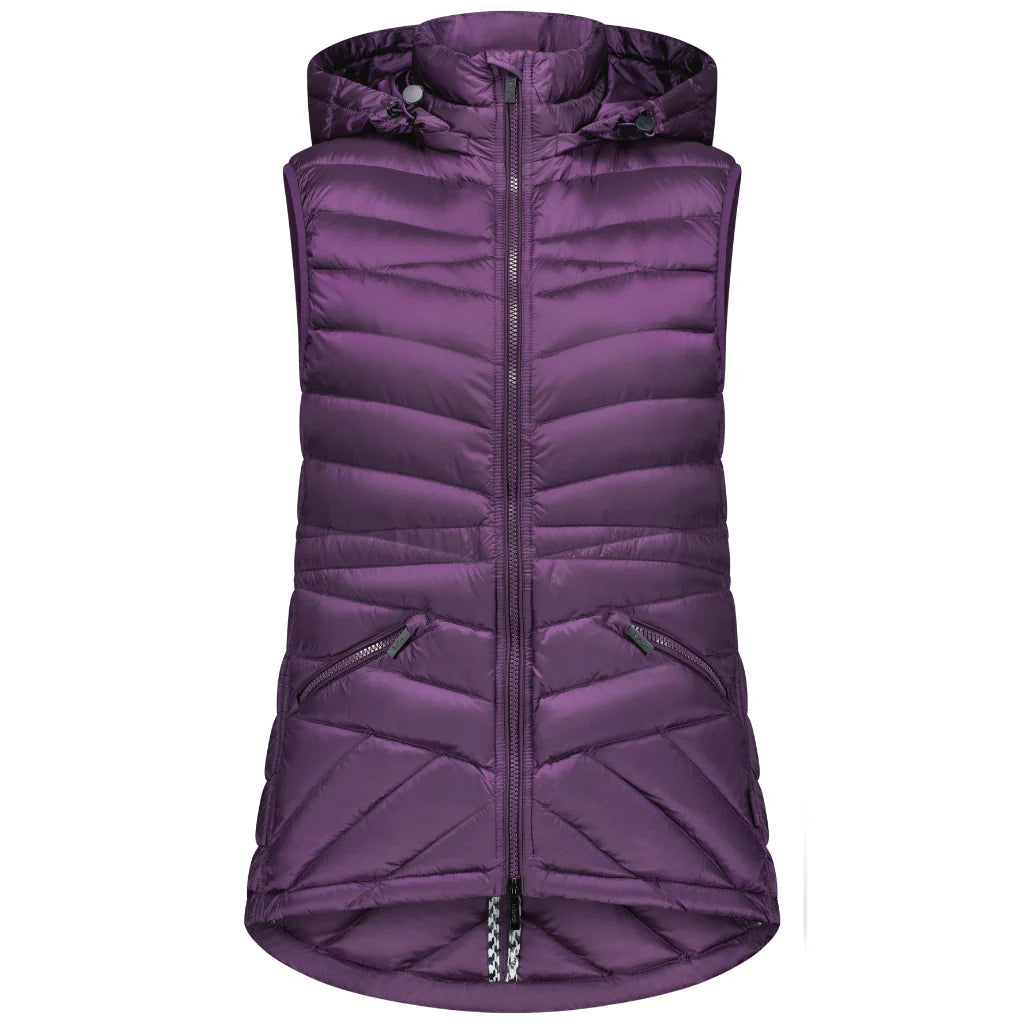 Mary Claire Women's Packable Vest Plum
