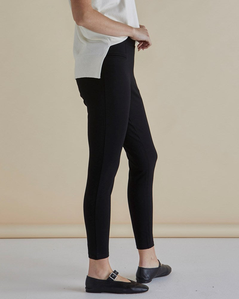 Gwen Ponte Legging Black