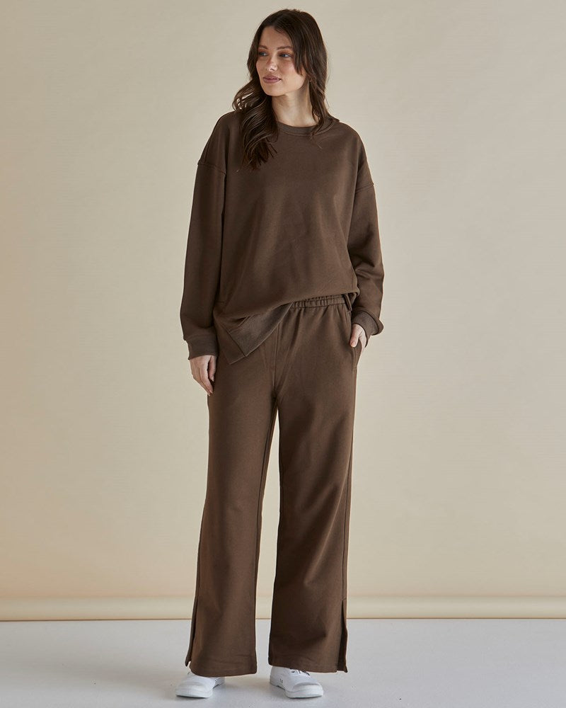 Easy Crew Sweat Chocolate Brown