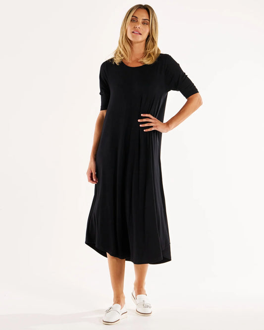 Marlene Bamboo Dress Black
