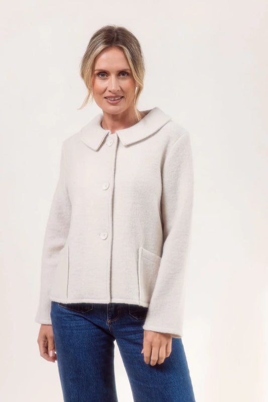Audrey Collar Jacket Cream