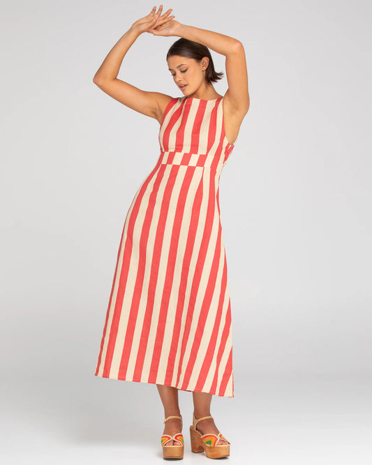 Colada Dress Kaia Stripe