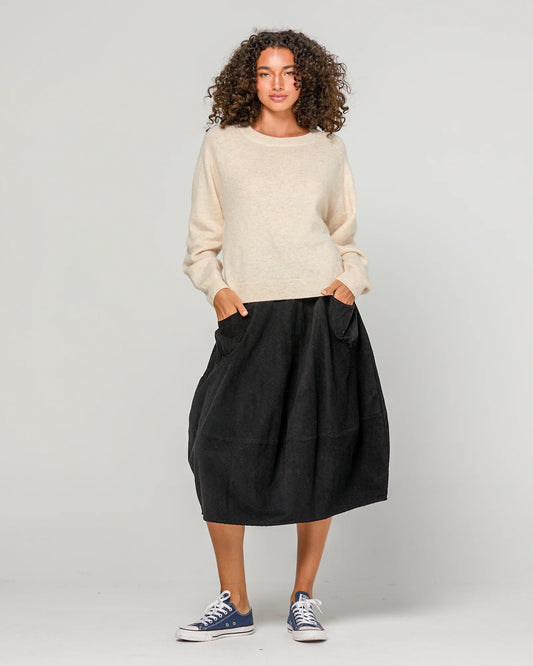 Cord Guru Skirt Black