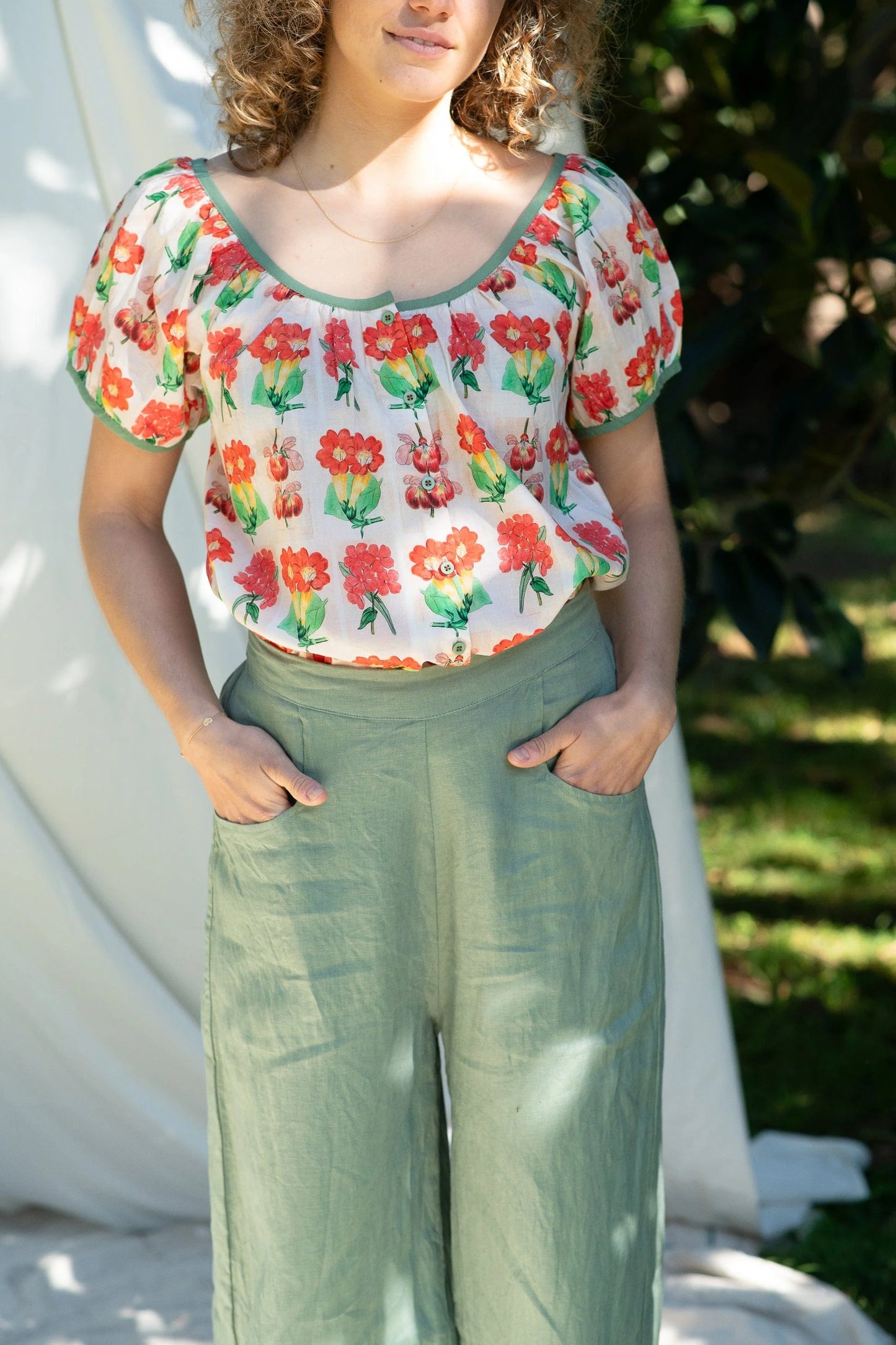 Ollie Pant Mineral Green