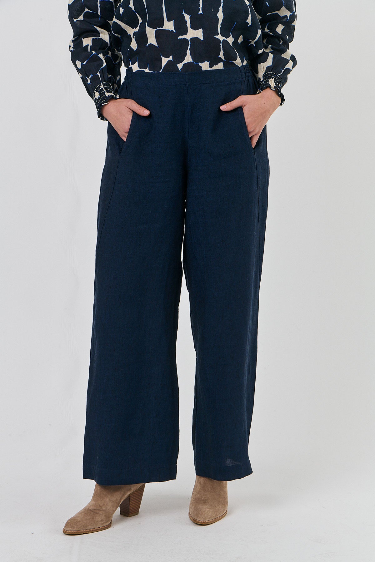 Linen Pants Midnight
