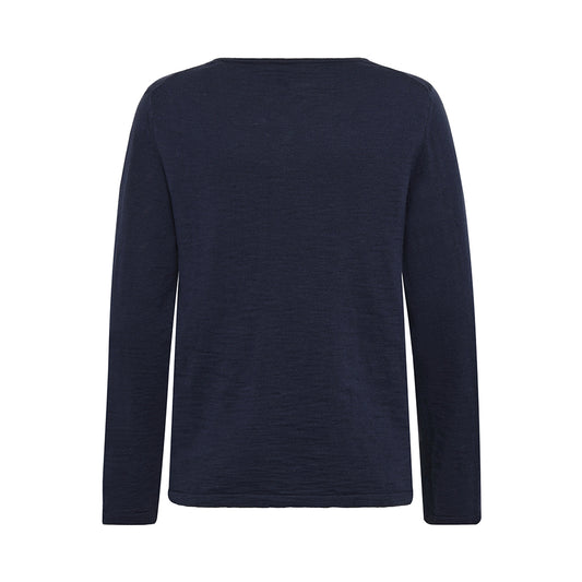 Kajsa Long Sleeve T-Shirt - Navy