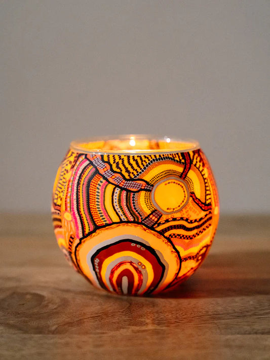 Koh Indigenous Journeys In The Sun Tealight candle Holder
