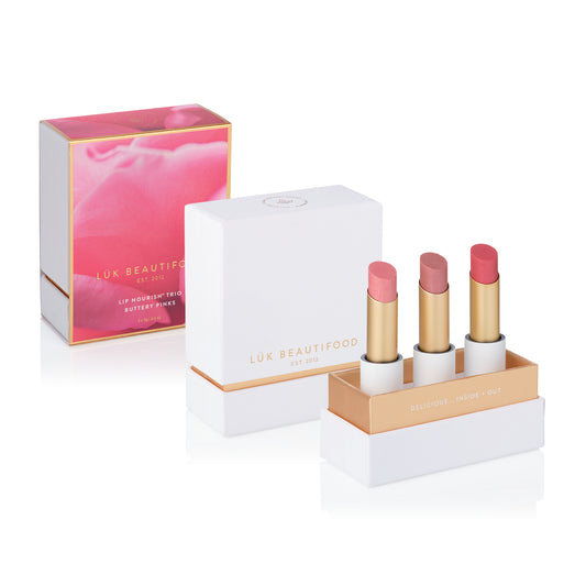 Lip Nourish Trio – Buttery Pinks