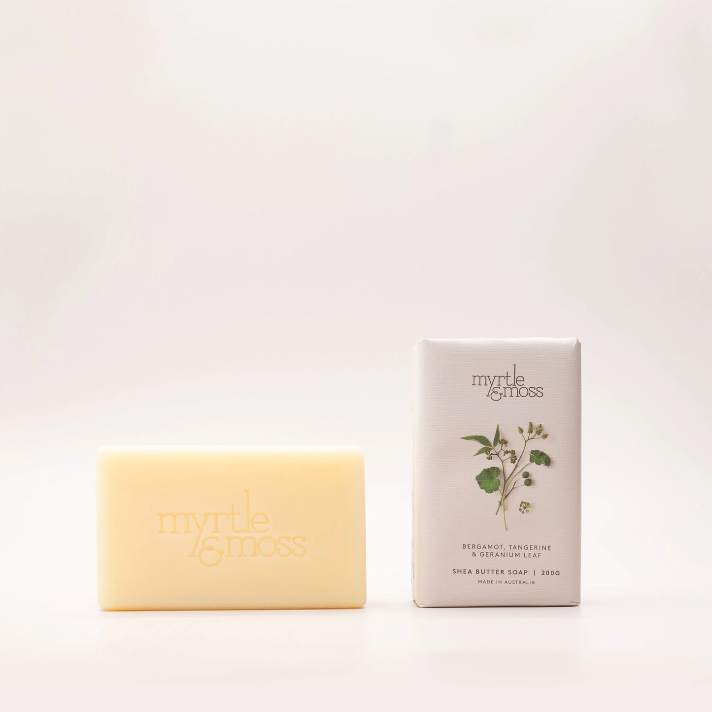 Shea Butter Soap Bergamot Rind Tangerine & Geranium Leaf