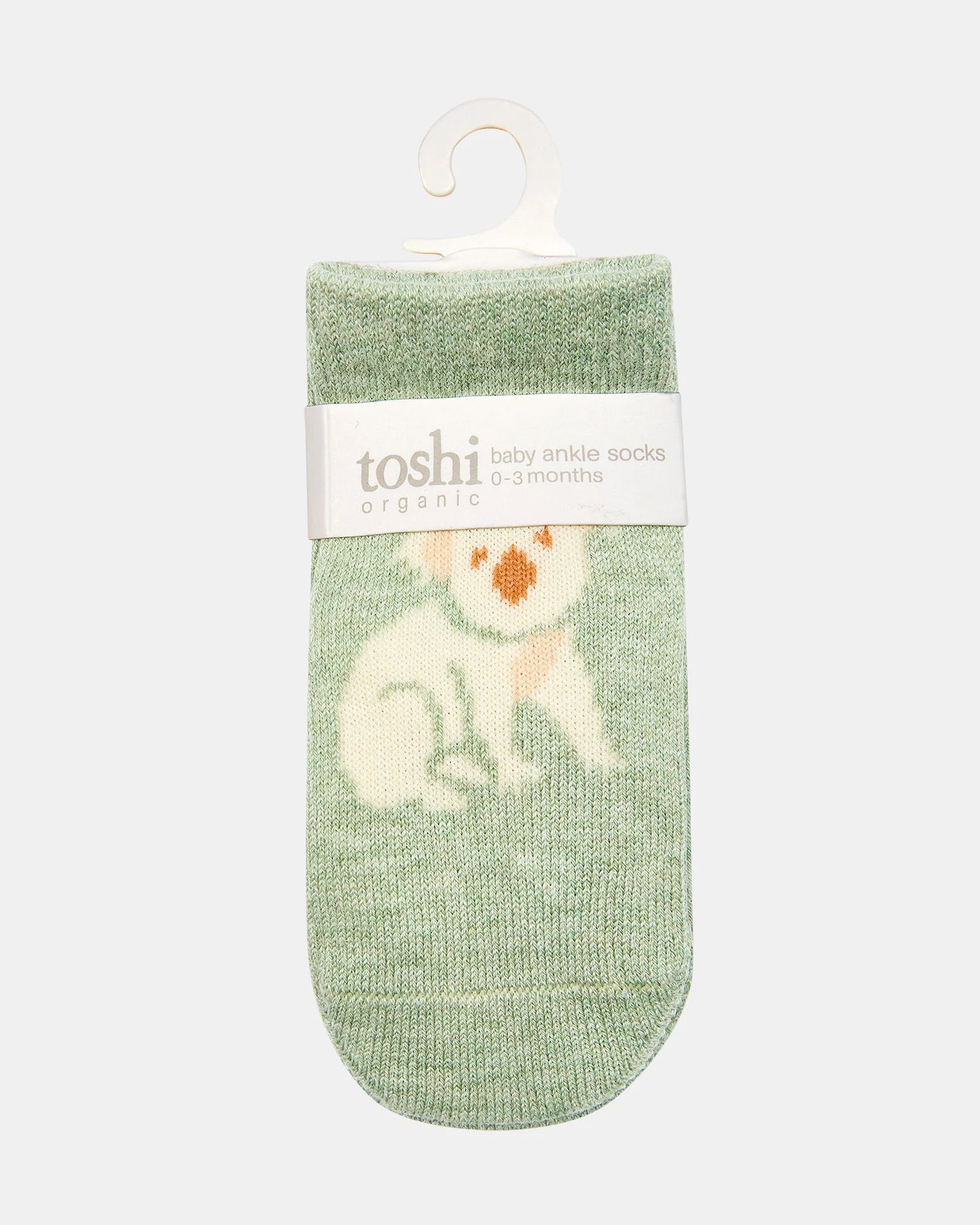 Organic Socks Ankle Jacquard/Koala