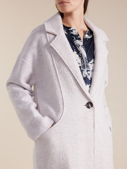 L/S BOILED WOOL COAT