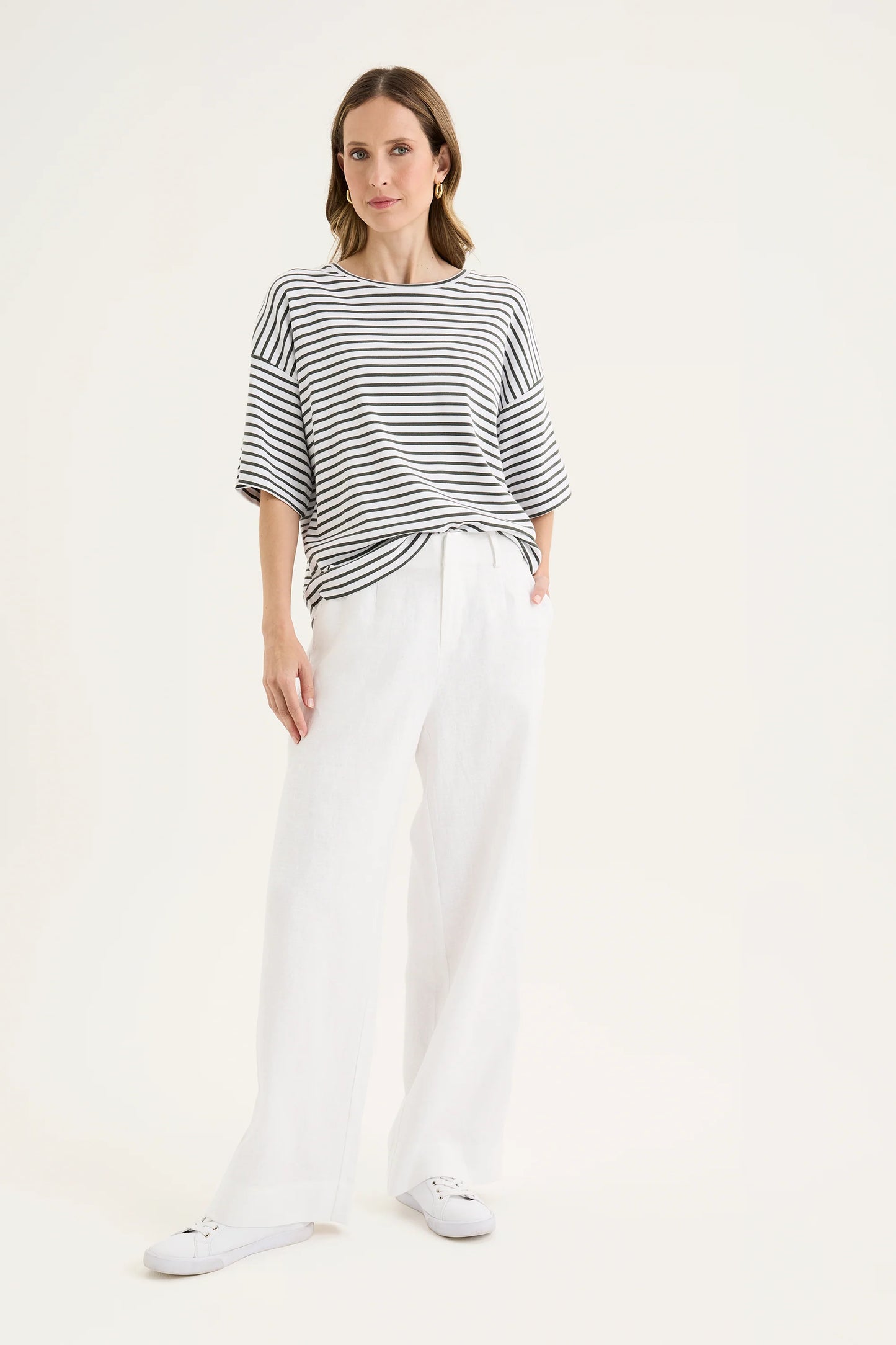 BANDA TEE White/Nori
