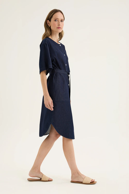 Vernal Denim Dress