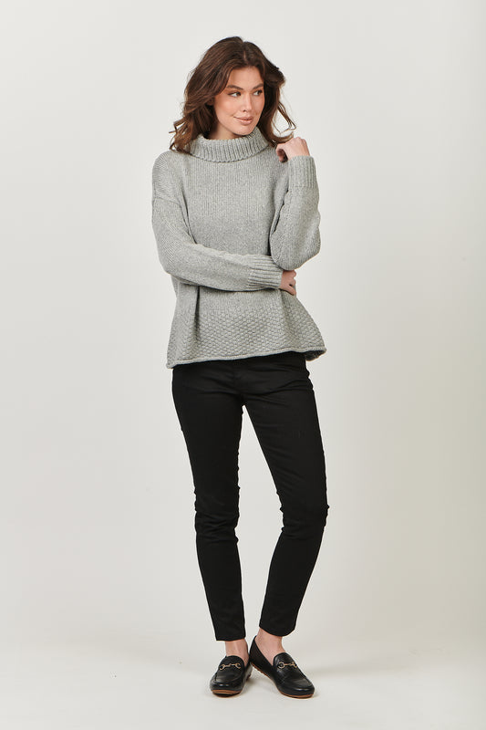 Cashmere Blend Jumper ZO-26 Grey