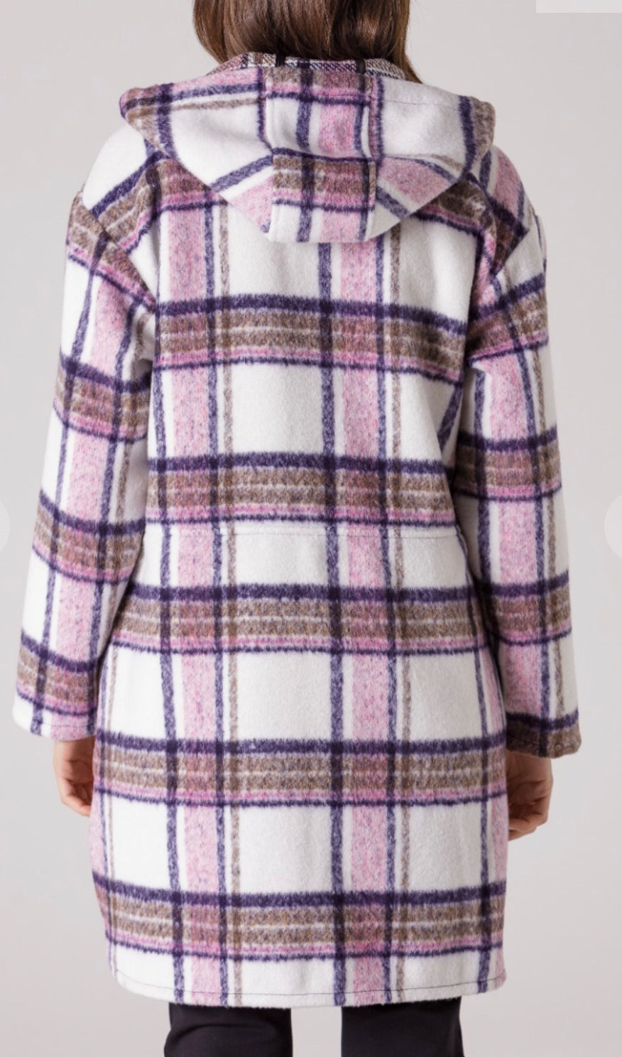 Yarra Trail longline Check Jacket