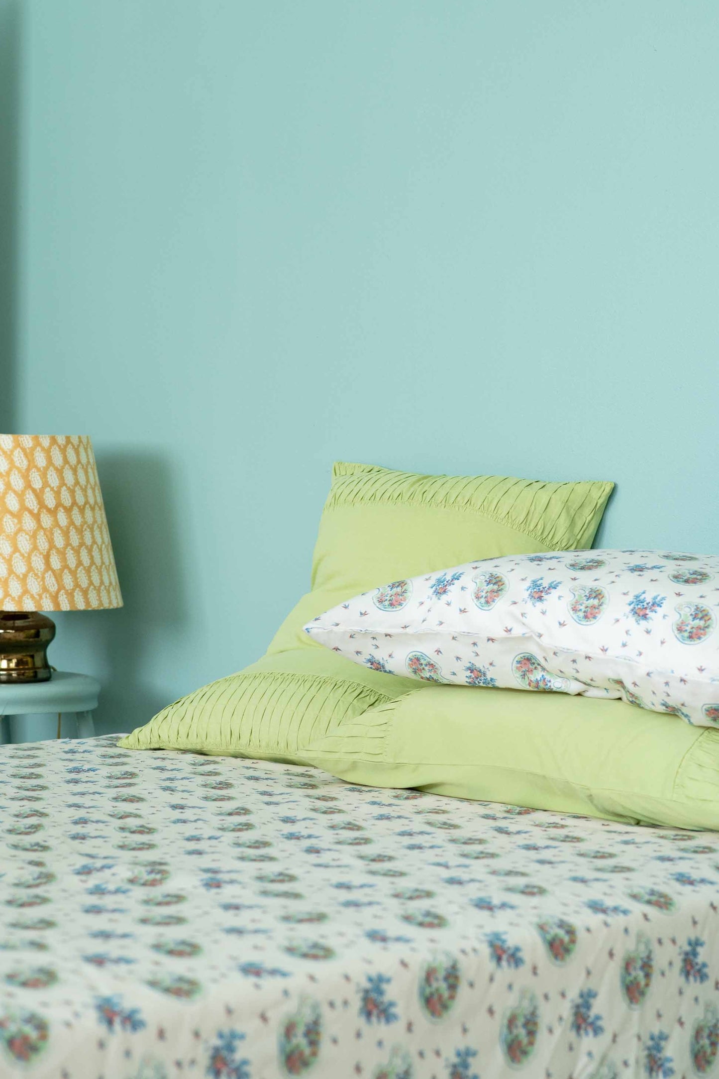 Palettes & Swallows Sheet Set *organic cotton