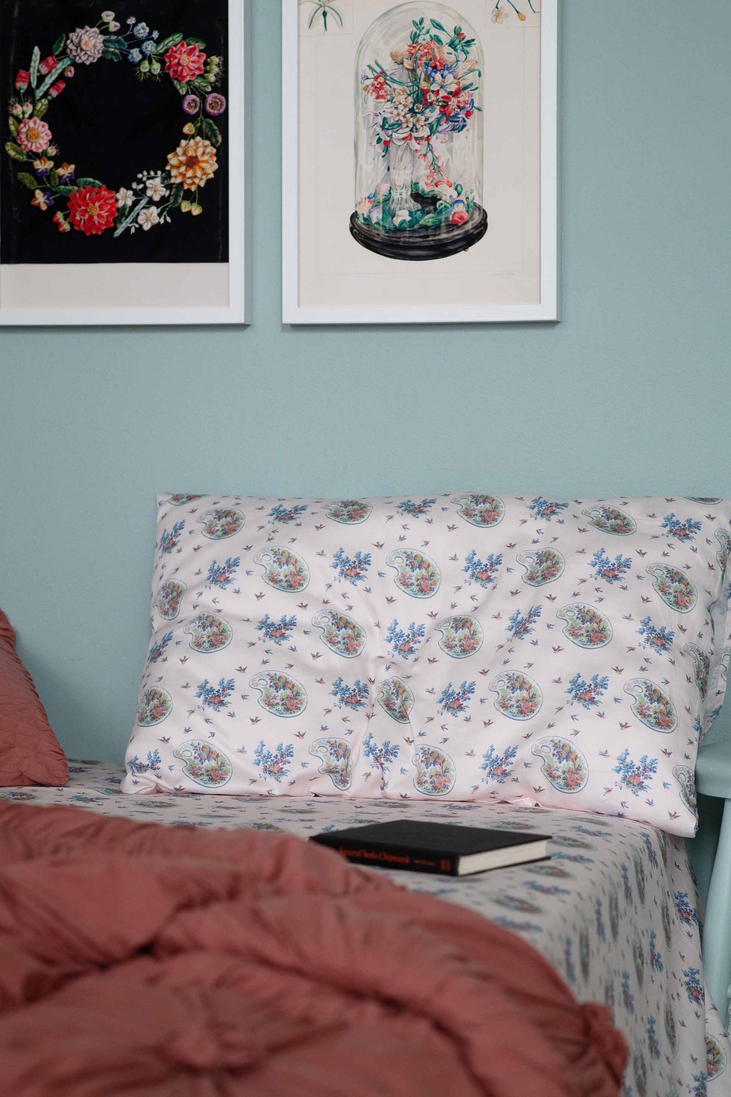 Palettes & Swallows Sheet Set *organic cotton