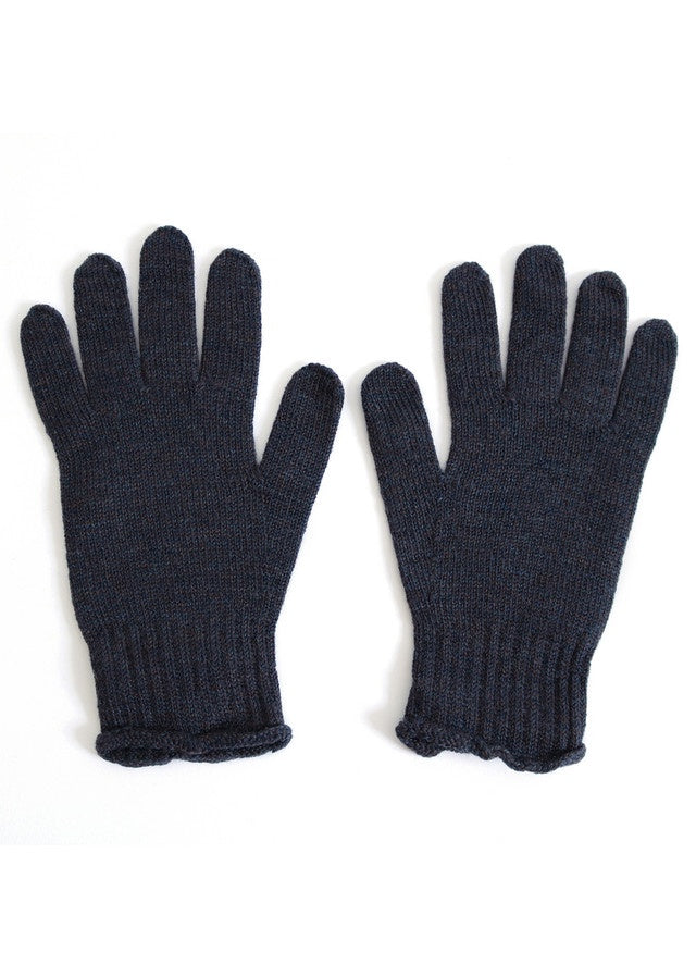 Jasmine Jersey Gloves in Merino Wool Storm