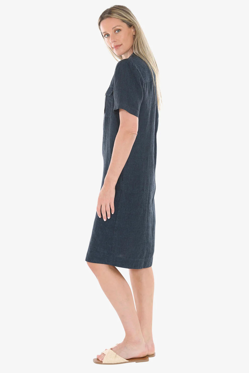 2 Pocket Dress Steel C/D