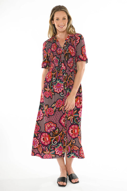 Vibrant Tapestry Dress