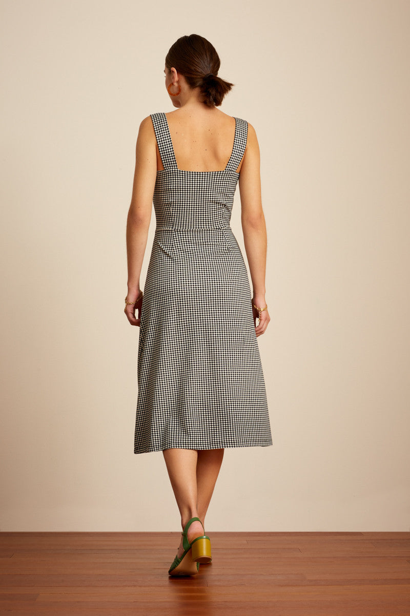 King Louie Carine Dress Croisette Checkered