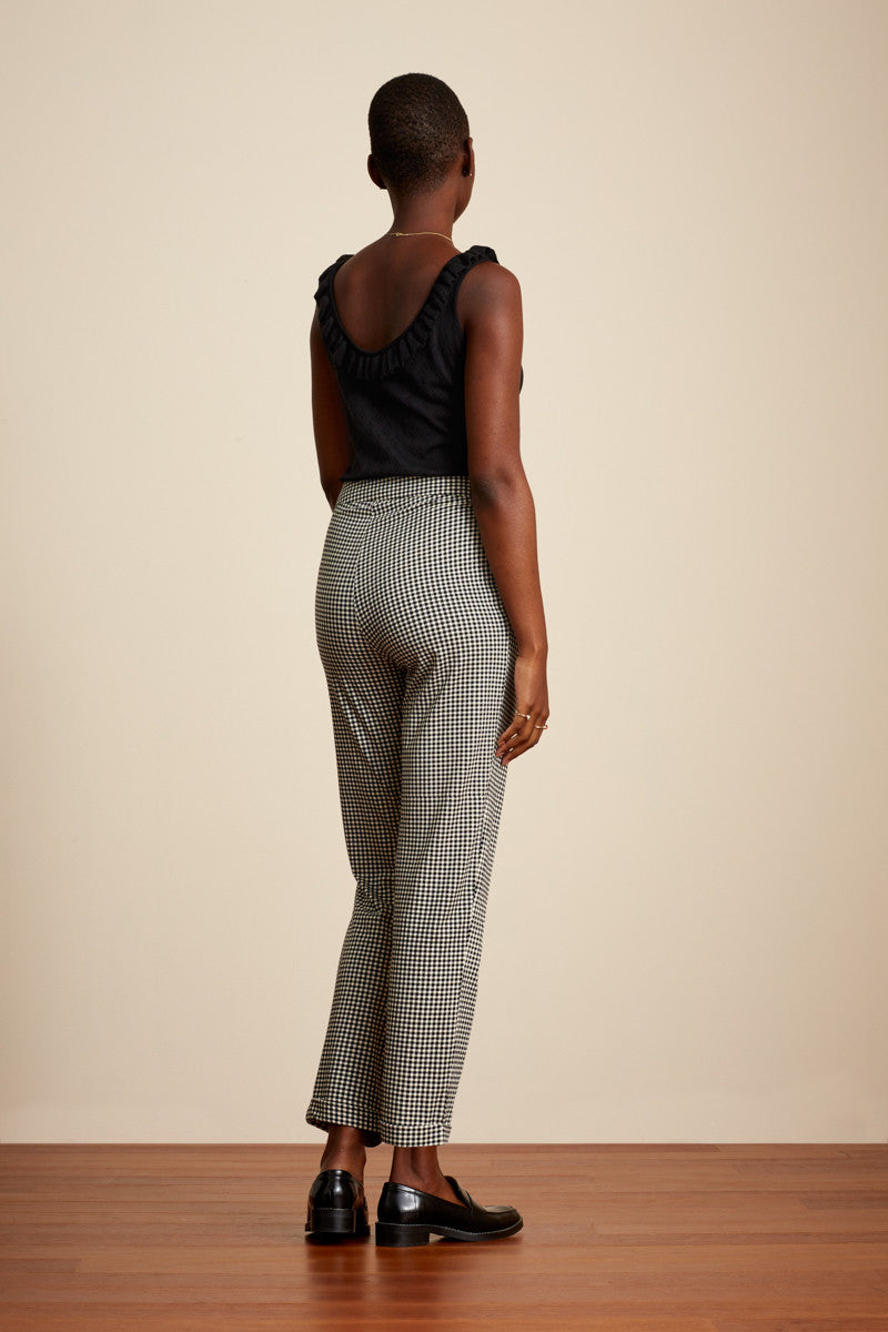 King Louie Roisin Pants Croisette Checkered