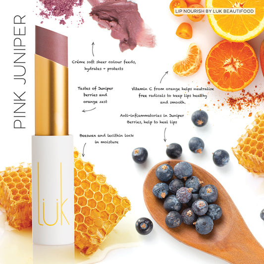 Luk Lip Nourish Natural Lipstick - Pink Juniper