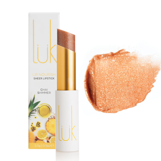 Luk Lip Nourish Natural Lipstick - Chai Shimmer