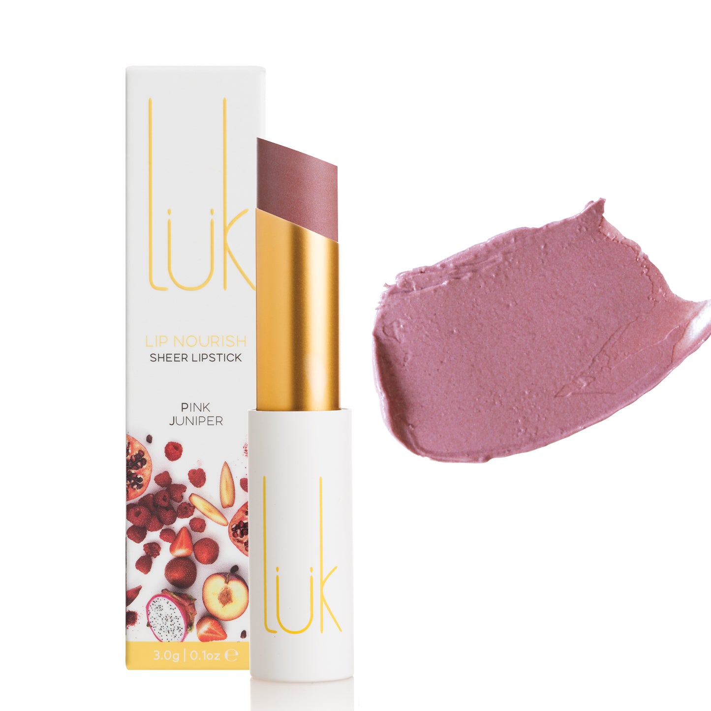 Luk Lip Nourish Natural Lipstick - Pink Juniper