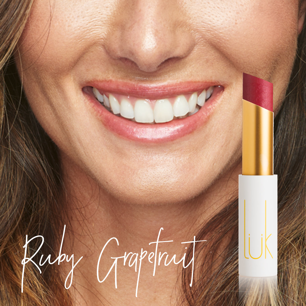 Luk Lip Nourish Natural Lipstick - Ruby Grapefruit