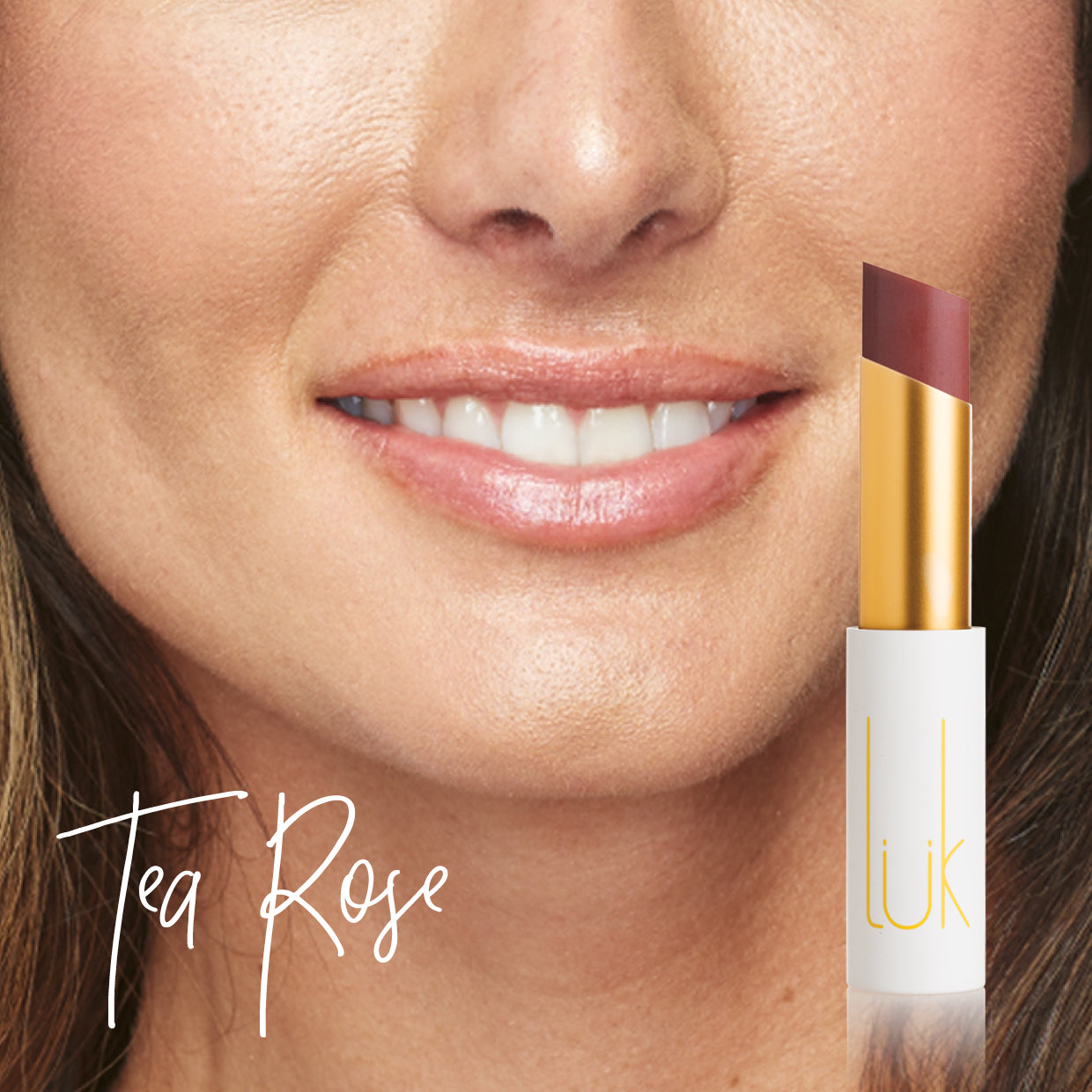 Luk Lip Nourish Natural Lipstick - Tea Rose