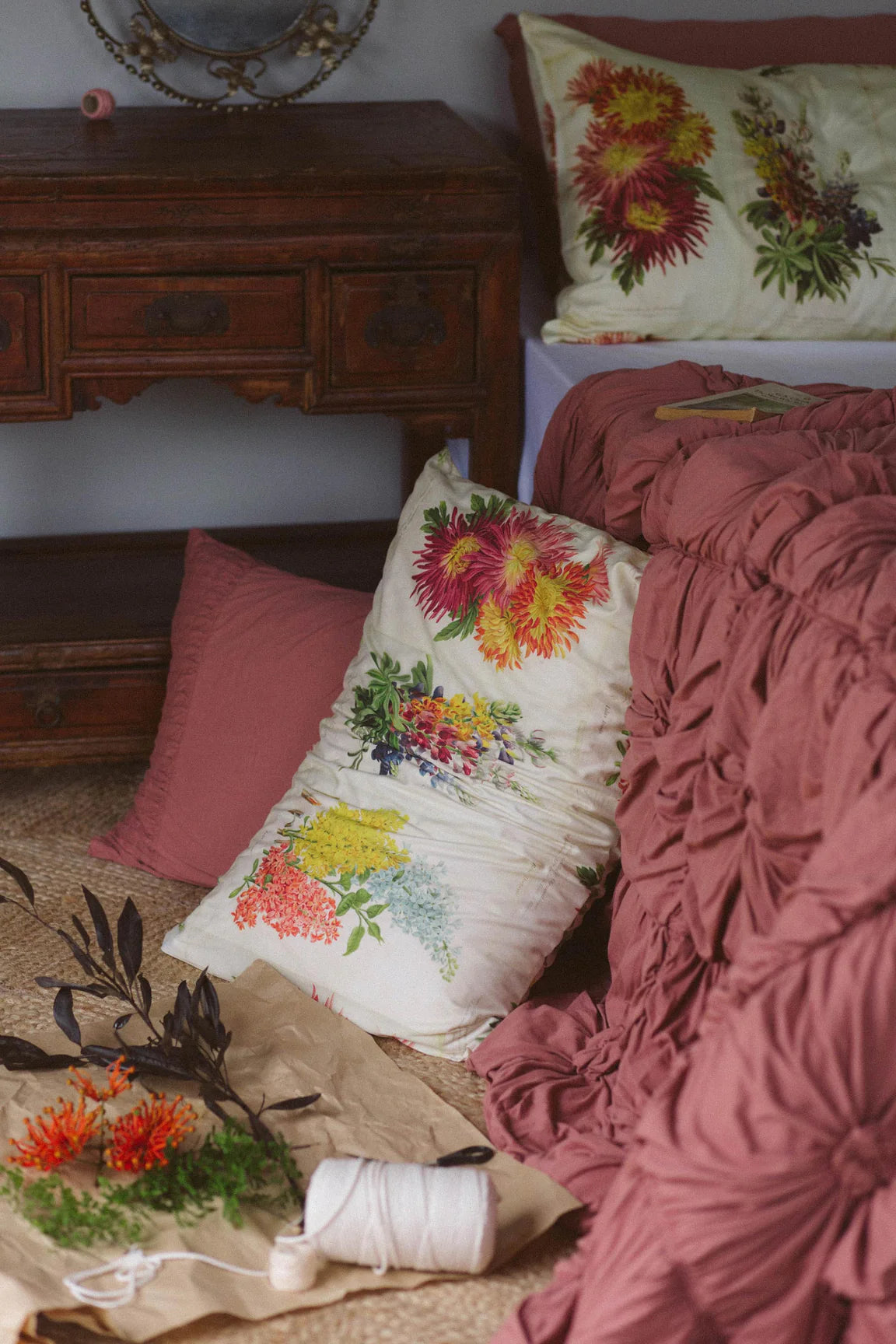 Lazybones Horticole Pillowcase Set