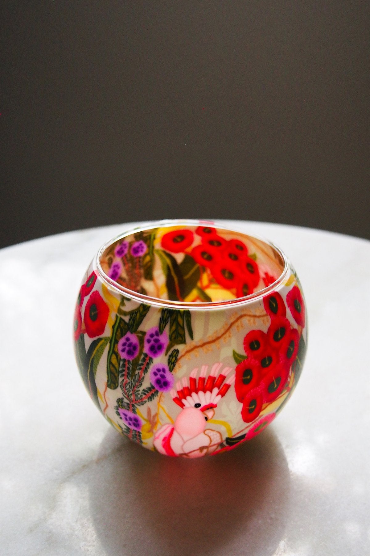 Flowering Gum Tealight Candle Holder