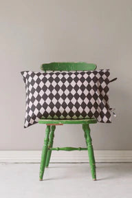Rainbow Floral Charcoal pillowcase set *organic cotton