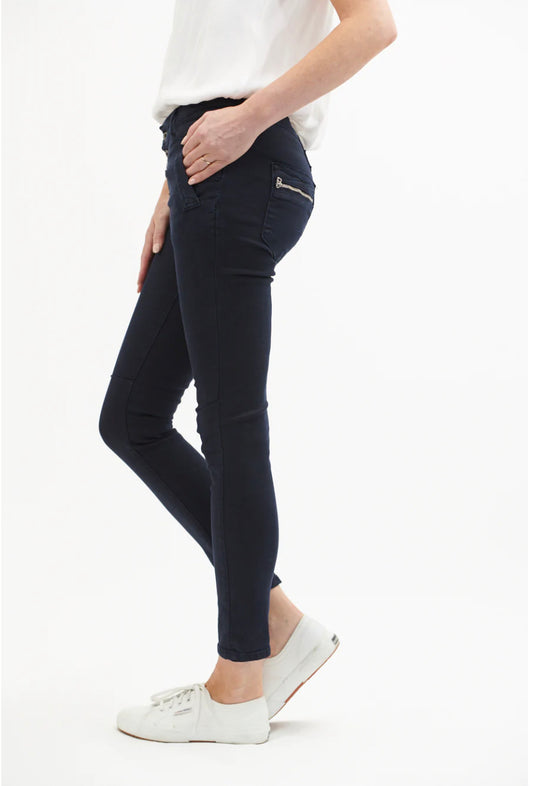 Italian Star Button Jean Classic - Indigo