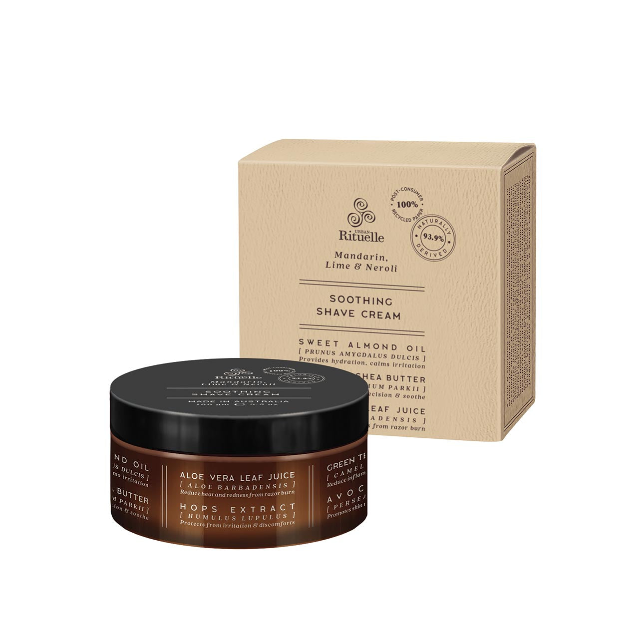 Urban Rituelle Natural Remedy 100gm Shave Cream