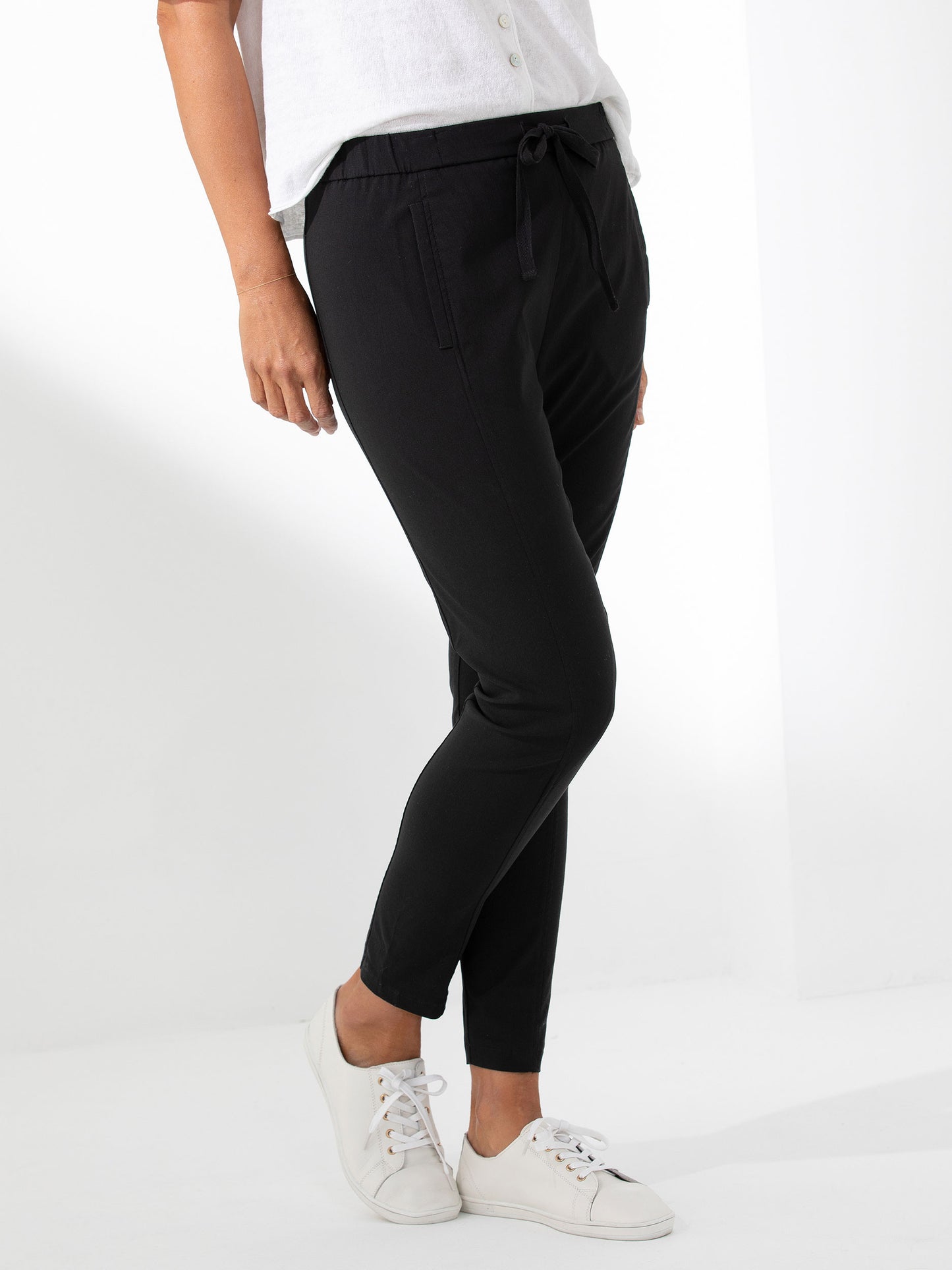 Marco Polo 3/4 Bengaline Pant Black