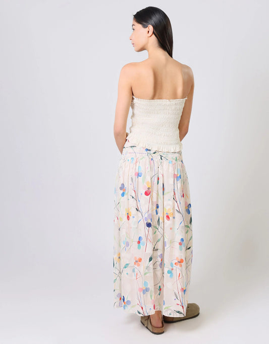 Aurora Floral Print Maxi Skirt