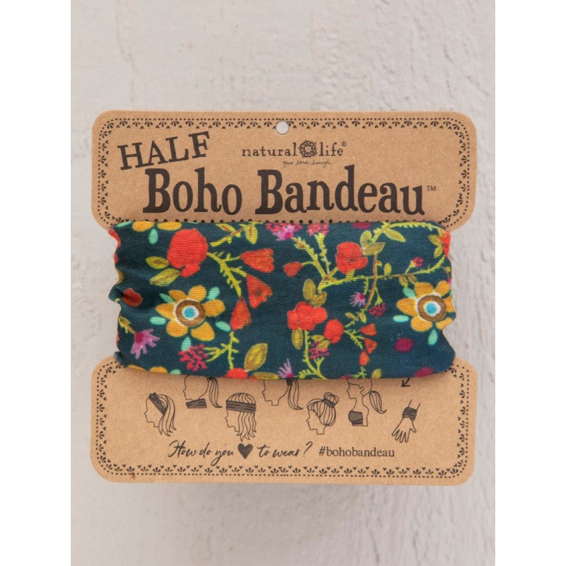 Boho Bandeau Half Forest Flowers