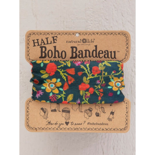 Boho Bandeau Half Forest Flowers