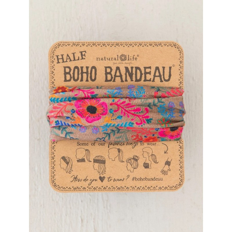 Boho Bandeau Half Rustic Daisy